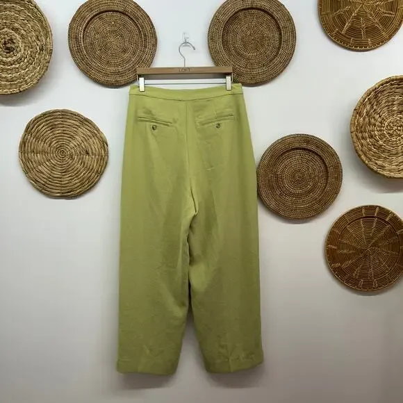 Madewell Olive Green High Waist The Rosedale High Rise Straight Pant Trouser 12 - Picture 2 of 6